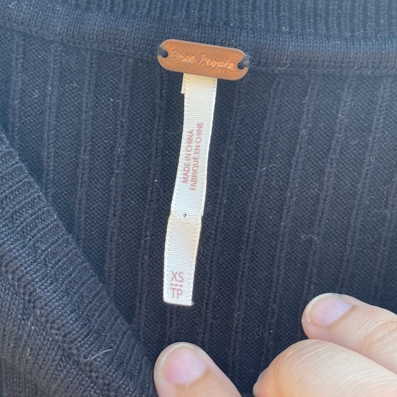 free people knit blouse - Picture 6 of 11